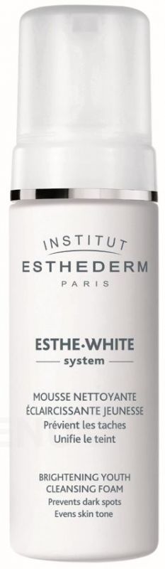Institut Esthederm ESTHE WHITE - BRIGHTENING YOUTH CLEANSING FOAM - Rozjasňující čisticí pěna 150 ml Institut Esthederm Paris
