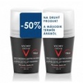 Vichy HOMME DEODORANT ANTIPERSPIRANT roll-on 50ml DUOBALENÍ