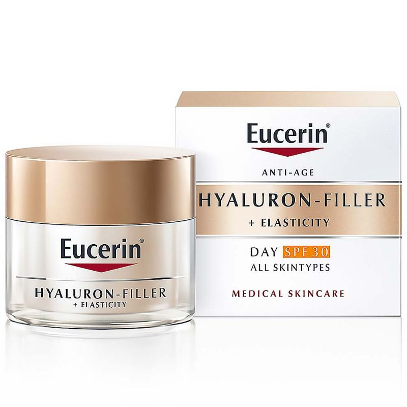 Eucerin HYALURON-FILLER +ELASTICITY Denní krém SPF 30, 50 ml