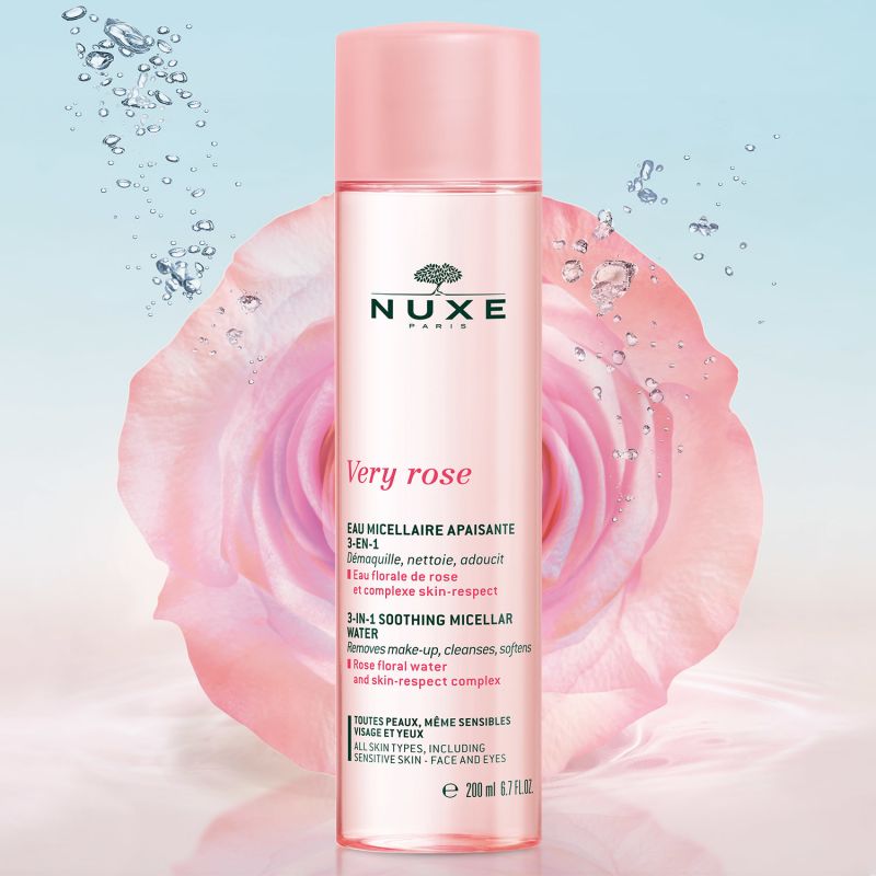 Nuxe VERY ROSE Zklidňující Micelární Voda 3-v-1 200ml